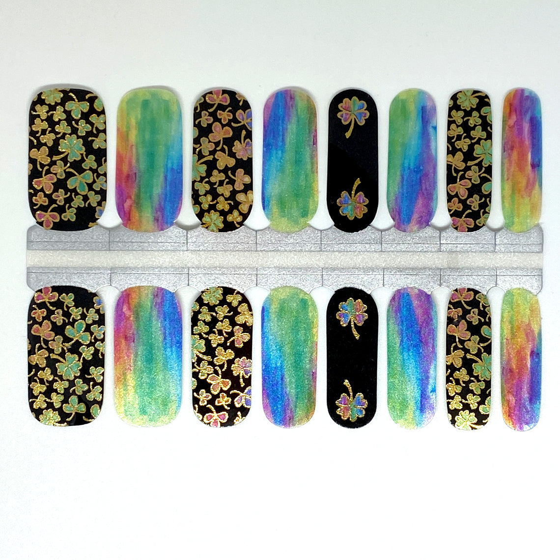 Luck of the Irish Nail Wraps (Pearl/Foil)